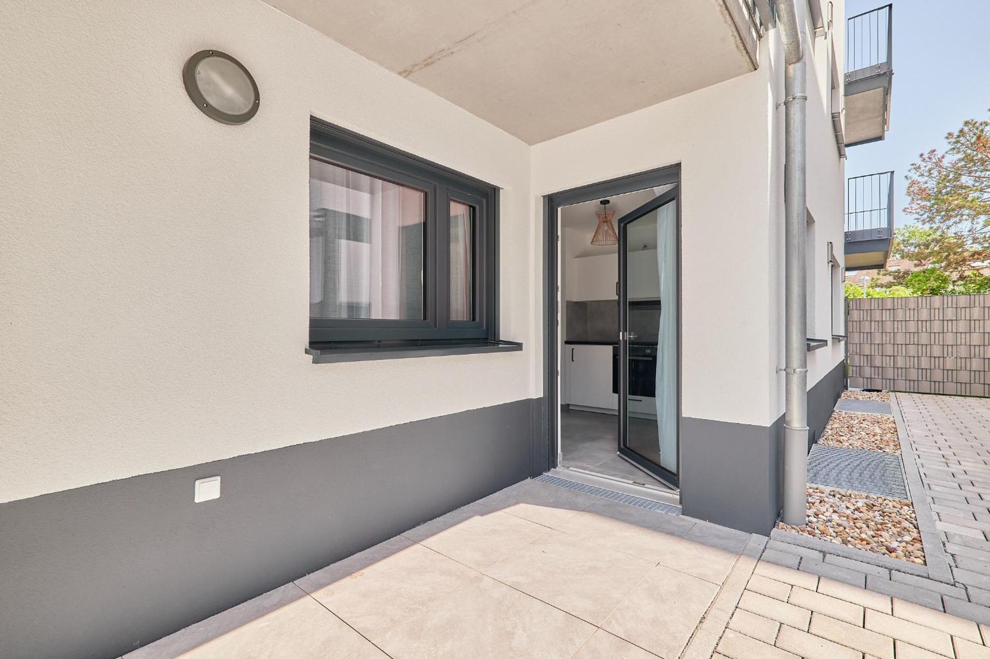 Elegantes 2 Zimmer Apartment Neubau Top Lage MHG Zewnętrze zdjęcie